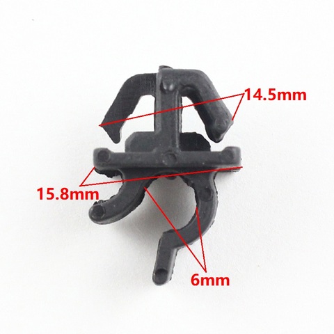 30x Car Plastic Cover Hood Prop Rod Support Wire Clip Black Retainer Fasteners For Toyota ► Photo 1/6