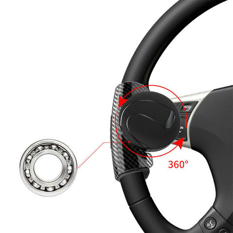 Car 360 Degree Steering Wheel Assist Booster Knob Ball One-hand Operation Balls Auto Styling Handle Control Spinner Rubber Pad ► Photo 1/6