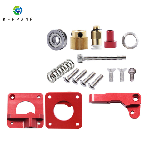 Kee Pang Red Remote Mk8 Extruder for 3D Printer Parts Upgrade MK8 metal extruder 3D printer Accessories Wholesale ► Photo 1/6