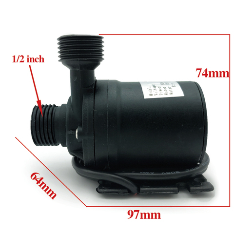 800L/H 5m DC 12V 24V Solar Brushless Motor Water Circulation Water Pump ► Photo 1/6