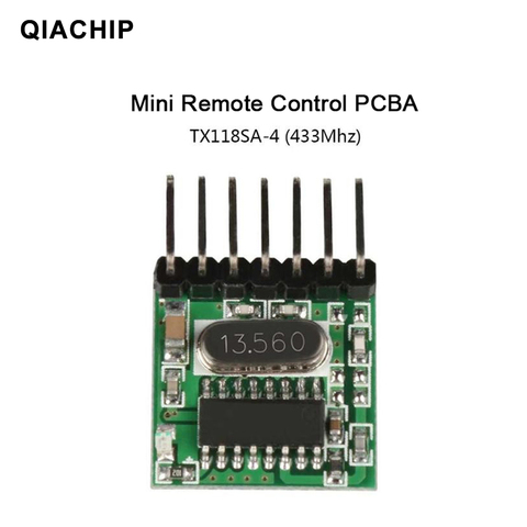 QIACHIP 433 mhz Mini Wireless RF Remote Control 1527 EV1527 Learning code 433mhz Transmitter For Gate garage door Alarm Light ► Photo 1/5