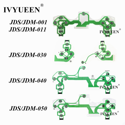 IVYUEEN Replacement Buttons Ribbon Circuit Board for PS4 Dualshock 4 Pro Slim Controller Conductive Film Keypad flex Cable PCB ► Photo 1/6