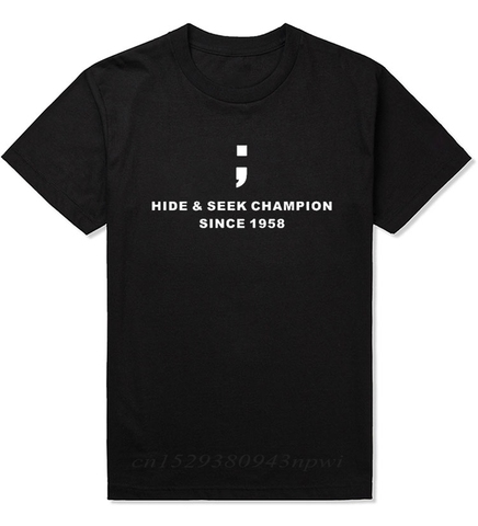 Summer New Funny Programmers Hide & Seek T Shirt Men Tshirt Man Clothing Short Sleeve Camisetas Computer Programming ► Photo 1/6