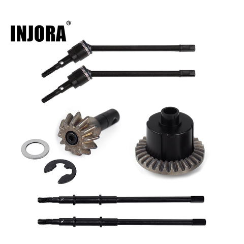 INJORA Metal Axle Dogbone Shaft Gear for 1:10 RC crawler INJORA 90046 Axle Replacement Parts ► Photo 1/6