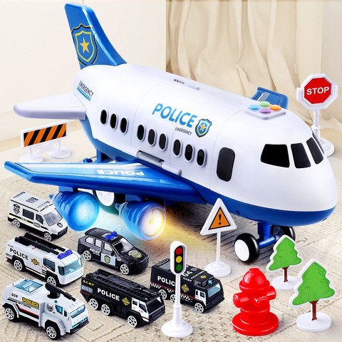 Music Story Simulation Track Inertia Children's Toy Aircraft Large Size Passenger Plane Kids Airliner Toy Car for Children ► Photo 1/6