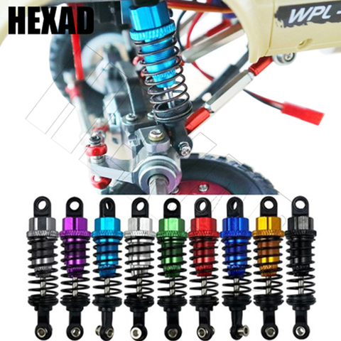 4Pcs Oil Filled Type Metal Shock Absorber With Shock Tower For WPL C14 C24 MN D90 D91 MN99 99s RC Car Adjustable Upgrade Parts ► Photo 1/6