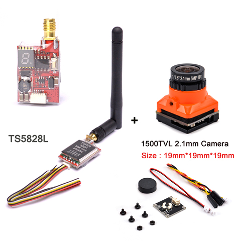 TS5828 / TS5828L / TS5828S Micro 5.8G 600mW 48CH FPV Transmitter w/ Digital Display & FPV 1500TVL  /1200TVL Camera for FPV Drone ► Photo 1/6