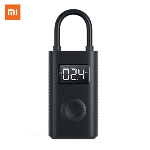 Xiaomi Mi Portable Air Pump Electric Inflator Pump Digital Compressor Tire Pressure Detection For Bike Motorcycle Car ball ► Photo 1/6