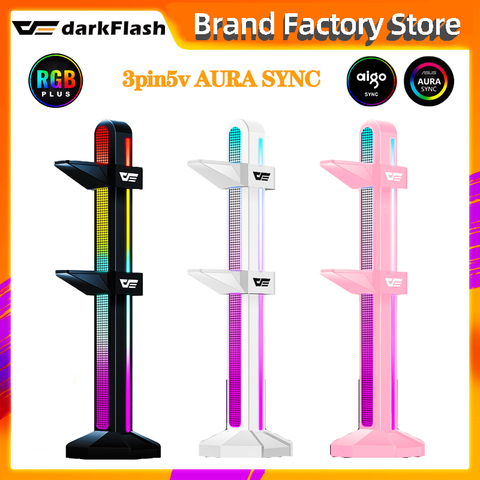 Darkflash Graphics Card Bracket vga Holder Jack Desktop Computer Case 5V3Pin ARGB Video Card GPU Water Cooling Kit Support Stand ► Photo 1/6