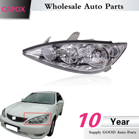 CAPQX Electric Adjust Front bumper headlight Headlamp Head Light Lamp 81130-33530  81170-33520 For Camry 2005 2006 ► Photo 1/6