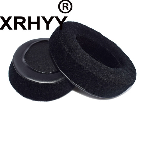 XRHYY Black Velour Memory Foam Replacements Earpads For Large Over The Ear Brainwavz HM5 Headphones ► Photo 1/6