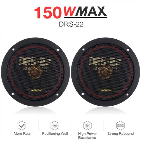 2pcs 6.5 Inch 150W  Car Coaxial Auto Music Stereo Full Range Frequency Hifi Speakers Non-destructive Installation ► Photo 1/6