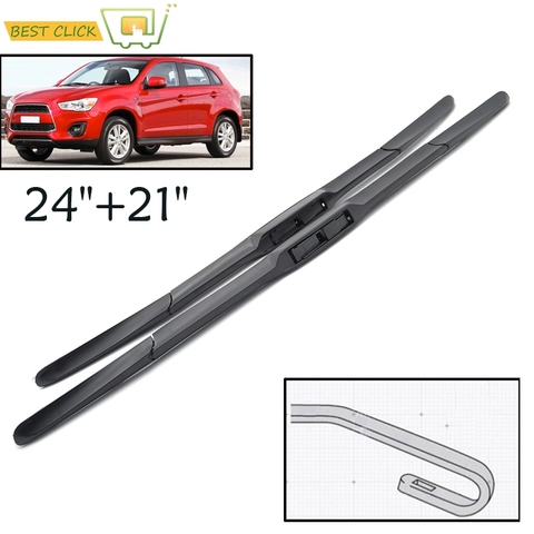 Misima Windshield Wiper Blades For Mitsubishi ASX 24