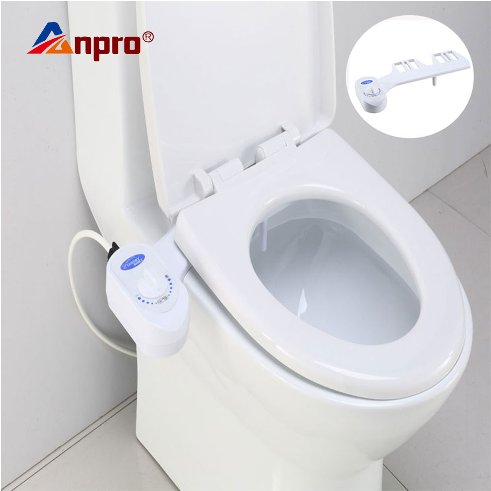 Adjustable Bathroom Bidet Fresh Water Spray Toilet Seat Attachment Washing Gun 