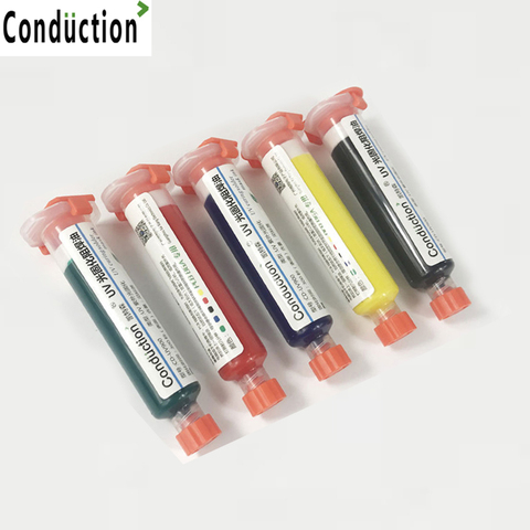 10cc UV PCB BGA Solder Resist UV Curable Soldering Great Mast Repair Paint Solder Mask Solder Resist 5 Colors ► Photo 1/6