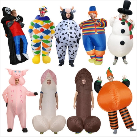 Inflatable Costumes Stage performance props Costume Ghost Snowman Clown Cosplay Costume Dress Halloween Party Carnival Suit ► Photo 1/6