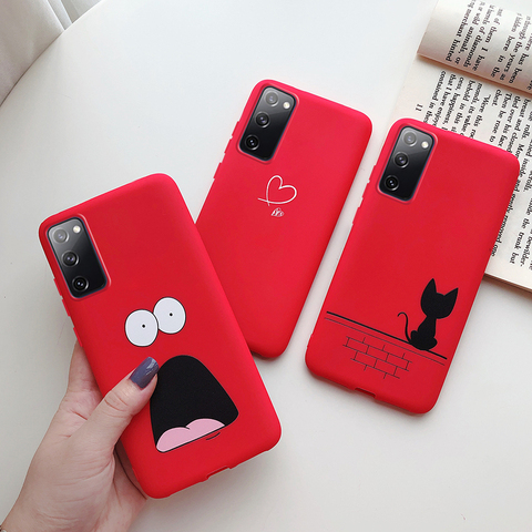 Case on for fundas Samsung Galaxy S20 FE S 20 FE S20FE Fan Edition Case Samsung S20 FE Phone Silicone Cute Soft Back Cover Cases ► Photo 1/6