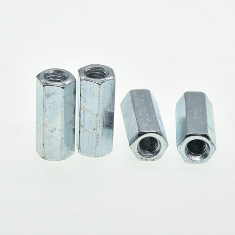 M5 M6 M8 M10 M12 M14 M16 M18 M20 Rod Coupling Hex Nut steel Galvanized Long Hex Nut Connection Thread Nut DIN 6334 ► Photo 1/3