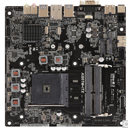 New A320 AM4 MINI-ITX ITX HTPC motherboard for ASRock  A320TM-ITXdesktop board USB3.1 M.2 DDR4 ► Photo 1/3