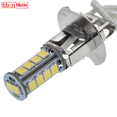 1/2 Pcs Car Lights H3 LED Fog Day Running Light Auto Bulb 18SMD 2835 Super Bright Flashlight Torches Bike Head Lamp 6V DC 6 Volt ► Photo 1/6