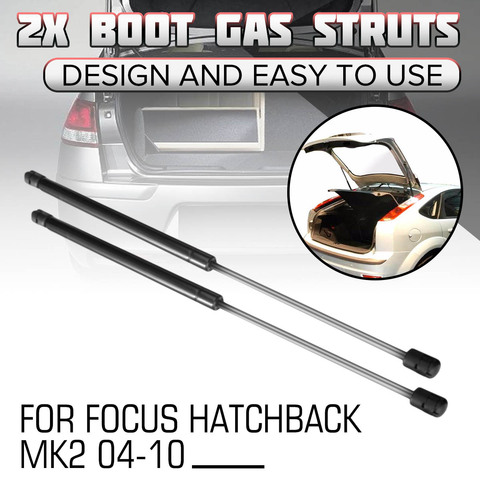 2pcs Tailgate Boot Gas Struts Gas Spring  for Ford Focus Mk2 Hatchback 2004 2005 2006 2007 2008 2009 2010 ► Photo 1/6