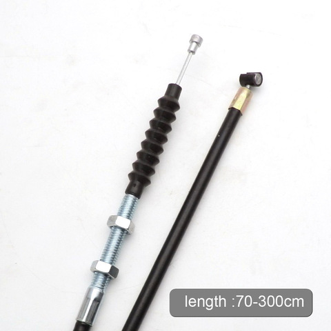 Motorcycle Clutch Cable Length From 70cm to 300cm  for 50cc 70cc 90cc 110cc 125cc 150cc 200cc 250cc Dirt Pit Bike ATV ► Photo 1/5