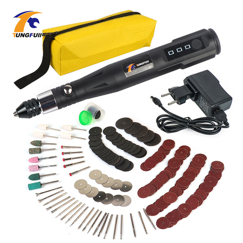 Mini Electric Rotary Drill Grinder With 288pcs Dril Bits Accessories 15000RPM Polish Sanding Tool Set Kit For Dremel Tool ► Photo 1/6