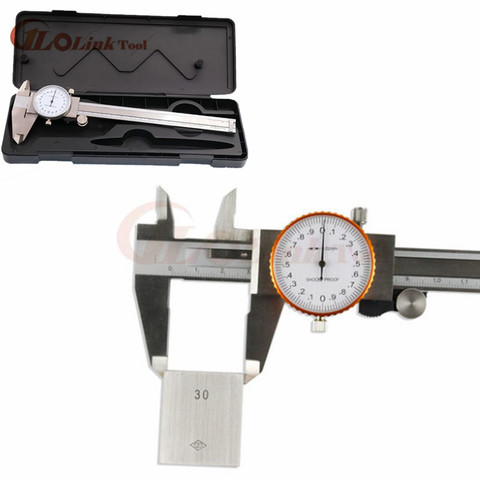 Metric Gauge Measuring Tool Dial Caliper 0-150mm/0.02mm Shock-proof Stainless Steel Precision Vernier Caliper ► Photo 1/6