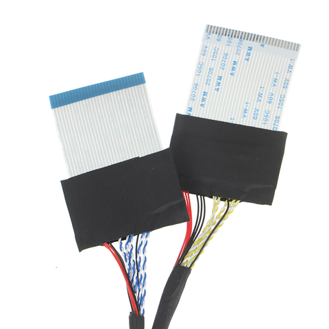 FFC Flexible Flat Cable LVDS Cable FIX-30P-D8 Cable 2 Models For Big Size Panel ► Photo 1/6