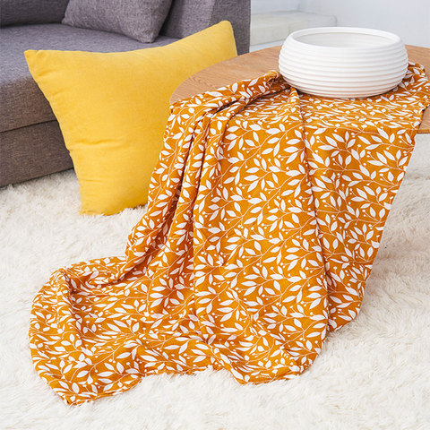 Happy Flute 1pcs Muslin Bamboofiber Baby Swaddle Newborn Blanket Baby Infant Wrap 120x120cm ► Photo 1/6