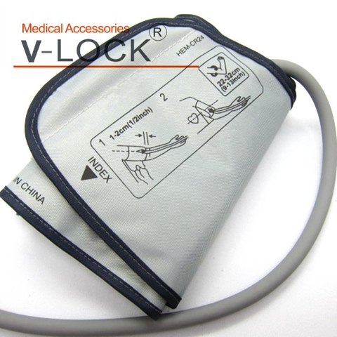 Reusable nylon coat single tube with metal ring adult arm sphygmomanometer NIBP Omron blood pressure Cuff ► Photo 1/1