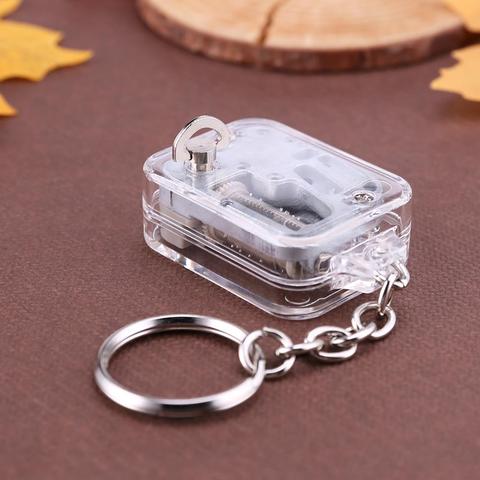 Kids 18 Tones DIY Music Box Music Movement Keychain Toys Baby DIY Music Box Handy Musical Instrument Toy for Baby Birthday Gifts ► Photo 1/6