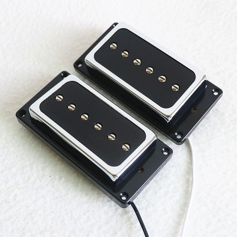 Sell Free Shipping alnico 5 lp guitar pickup P90 humbucker guitar pickup with black rings ► Photo 1/6