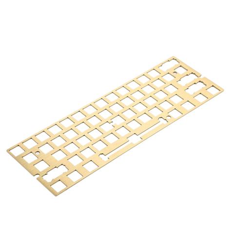 Aluminum Brush Finish Steel Brass ANSI Anodized Positioning Board Plate Plate-mounted Stabilizers For GH60 PCB GK61 Hot Swap PCB ► Photo 1/6