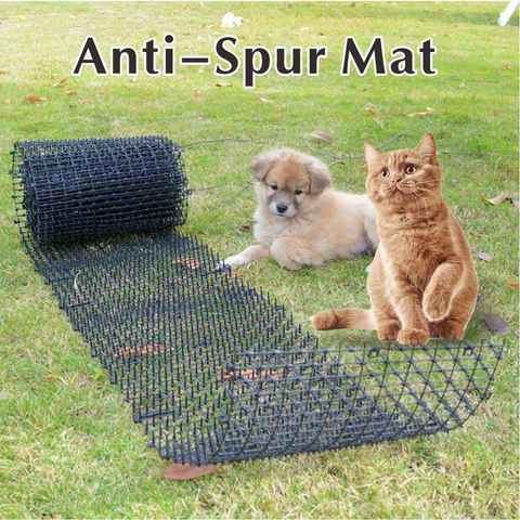 2M Garden Cat Scat Mats Anti-cat Dogs Repellent Mat Prickle Strips Keep Cats Away Tool Plastic Spike Thorn Network Pets Supply ► Photo 1/6