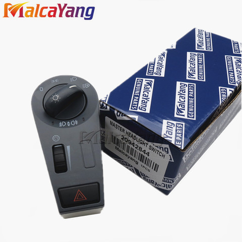 Car styling Headlight Lamp Power Switch 50-104-003 20953569 20466306 20942844 For Volvo Truck FH12 FM VNL High Quality ► Photo 1/6