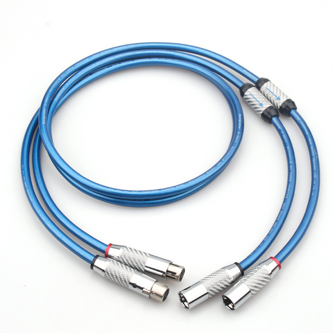 Xangsane Rectangular OCC Copper Conductor HIFI Audio Signal cable XLR-XLR Connection audio cables ► Photo 1/6