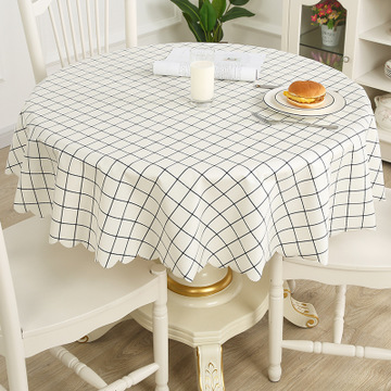 Round tablecloth waterproof and oil-proof disposable anti-scalding table cloth, coffee table table mat pvc tablecloth ► Photo 1/6
