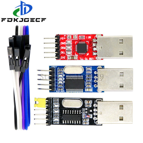 3pcs/lot =1PCS PL2303HX+1PCS CP2102+1PCS CH340G USB TO TTL for arduino PL2303 CP2102 5PIN USB to UART TTL Module ► Photo 1/4