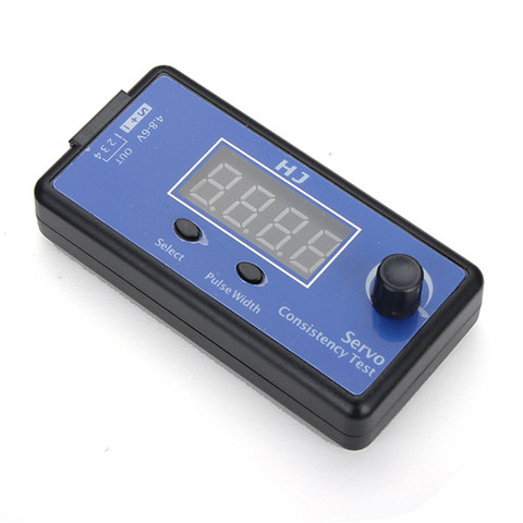 HJ Digital 1-4s Servo Tester/ESC Consistency Tester for RC Airplane DC 4.8-6V 3 Modes Steering Gear Measurement for RC ► Photo 1/5