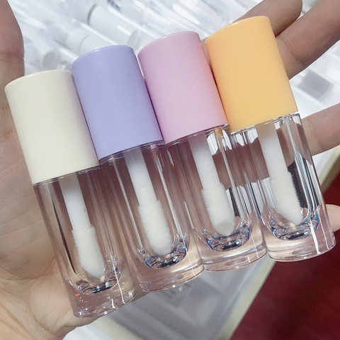 100pcs 6.5ml Empty Clear Lip Gloss Tubes Lip Glaze Big Doe Foot Wand Makeup DIY Cosmetic Lipstick Lip Oils Lip Balm Holder ► Photo 1/6