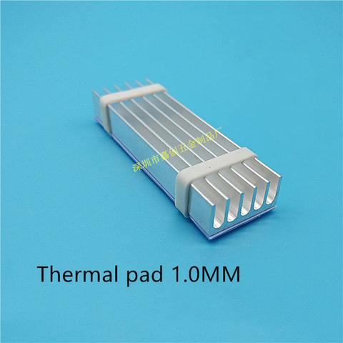 M.2 SSD Hard disk Heat Sink with Thermal pad 70x22x10MM laptop Hard disk ssd aluminum fin ► Photo 1/3