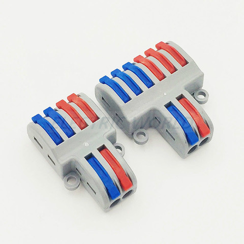 Cable connector SPL-42 Mini Fast Wire Connectors Universal Compact Wiring Connection Lighting Push-in Conductor Terminal Block ► Photo 1/5