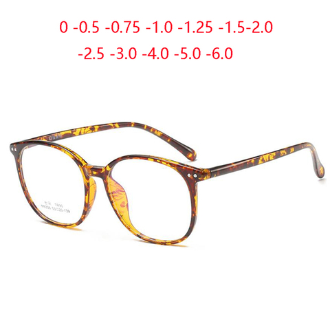 Rivet TR90 Round Photochromic Optical Glasses Women Big Frame Blu-ray Blocking Prescription Eyeglasses Men 0 -0.5 -0.75 To -6.0 ► Photo 1/6