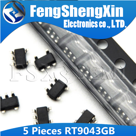 5pcs RT9043GB SOT23-5 RT9043 CJ4X 1X=*** SOT23    Adjustable Output Voltage, Enable/Shutdown Control IC ► Photo 1/1