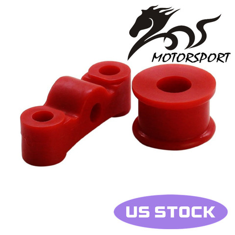 NEW RED B series POLYURETHANE SHIFTER BUSHING KIT FOR 88-00 CIVIC DOHC B16 B18 2pcs/set ► Photo 1/6