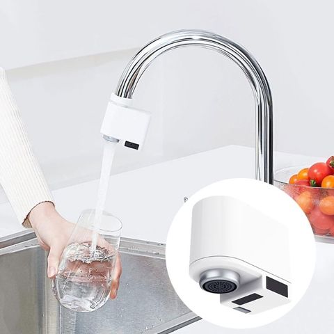 Automatic Faucet Motion Sensor Adapter Tap Autowater For Kitchen Bathroom Sink Hand Free Aerator Smart Faucet Sensor ► Photo 1/6
