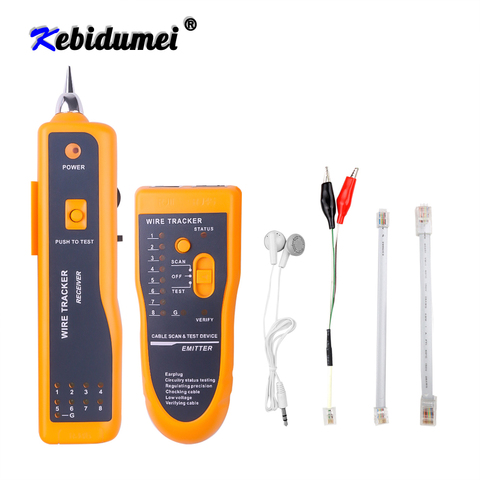 New RJ11 RJ45 Cat5 Cat6 Telephone Wire Tracker Tracer Toner Ethernet LAN Network Cable Tester Detector Line Finder ► Photo 1/6