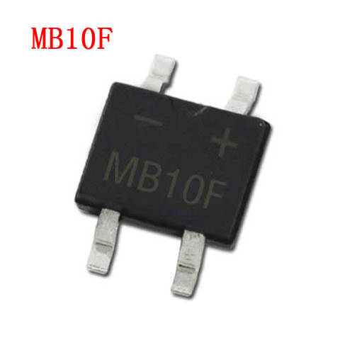 50PCS MB10F 1A 1000V SOP-4 Diode Bridge Rectifier SMD ► Photo 1/1