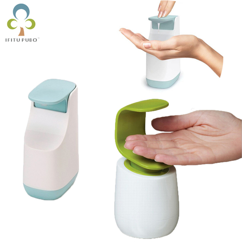 1Pcs plastic Hand Sanitizer Bottle Household Pressing Toilet Household Creative Soap Dispenser C shape hand sanitizer bottle YJN ► Photo 1/6